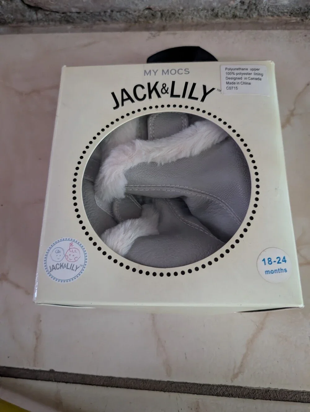 Jack & Lily Cozy Gray Boots